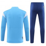 Dječji Olympique de Marseille Sweatshirt Za Trening Četvrt-Zip 2023-24 Plava
